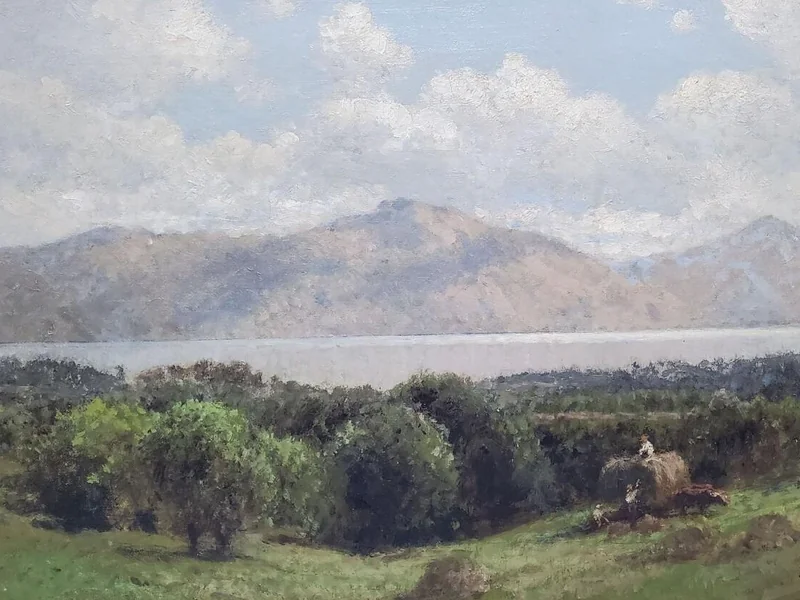 1826-John Bunyan Bristol - Valle dell'Hudson con vista sul fiume